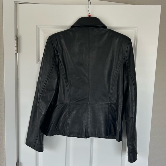 100% Genuine Leather Pritti Leather Jacket Women’s Size Medium - Picture 3 of 7